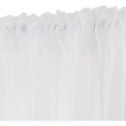 2 Pannelli Per Tende In Voile Con Passanti Morbidi Per Camera Da Letto E Soggiorno 140x175 Cm Bianco -Vendite ATMOSPHERA || None || Maxwell & Williams 98127190 5