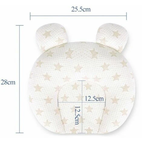 Cuscino Per Neonati Ortopedico Contro La Deformazione Testa Piatta Cuscino Per Neonati Morbido Lavabile Regalo Per Neonati 0-24 Mesi 2825,5 Cm Love 5 Cuscino Per Neonati Ortopedico Contro La Deformazione Testa Piatta Cuscino Per Neonati Morbido Lavabile Regalo Per Neonati 0-24 Mesi 2825,5 Cm Love - immagine 3
