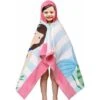 Kueatily Asciugamano Da Bagno Per Bambini A Mantella Con Cappuccio Ad Asciugatura Rapida 76 Cm