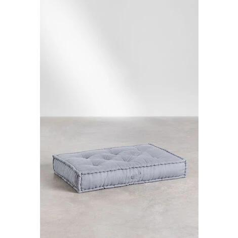 SKLUM Cuscino Doppio Per Divano Componibile In Cotone Dhel Grigio Pietra 4 SKLUM Cuscino Doppio Per Divano Componibile In Cotone Dhel Grigio Pietra - immagine 2