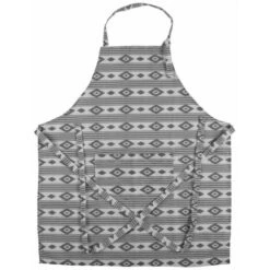 Grembiule Versa Manacor Grigio Tessile 80 X 70 Cm