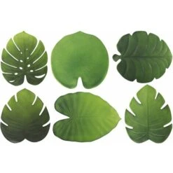 Tovagliette Colazione In Plastica Lavabili Set 6 Tovagliette Jungle Slim