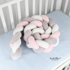 2 M Paracolpi Per Lettino Cuscino Serpente Treccia Paracolpi Velluto Protezione Bambino Recinto In Tessuto Anticollisione (bianco + Grigio + Rosa) -Vendite ATMOSPHERA || None || Maxwell & Williams 98703191 4