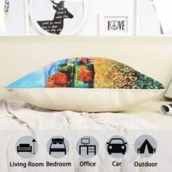 Pezzi Fodera Per Cuscino Del Divano Federa Casa Soggiorno Decorazione Camera Da Letto, 45x45 Cm (Stile Country) -Vendite ATMOSPHERA || None || Maxwell & Williams 98719202 5