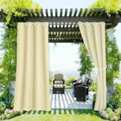 Tenda Da Esterno Impermeabile, Isolamento Termico, Antivento E Protezione UV, Tende Oscuranti Adatte Per Giardini, Padiglioni, Balconi, Terrazze (beige, 2 Pezzi / 132 X 213 Cm) -Vendite ATMOSPHERA || None || Maxwell & Williams 98720328 4