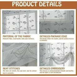 Tenda Corta In Tessuto Ricamato Per Tenda Brise-Bise Romane Velate Cucina Soggiorno Camera Da Letto 9 Tenda Corta In Tessuto Ricamato Per Tenda Brise-Bise Romane Velate Cucina Soggiorno Camera Da Letto -Vendite ATMOSPHERA || None || Maxwell & Williams 98724692 3