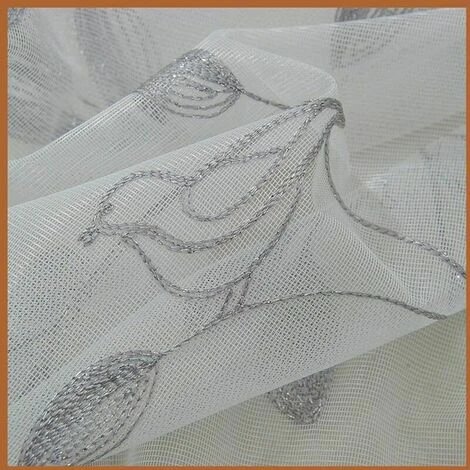 Tenda Corta In Tessuto Ricamato Per Tenda Brise-Bise Romane Velate Cucina Soggiorno Camera Da Letto 6 Tenda Corta In Tessuto Ricamato Per Tenda Brise-Bise Romane Velate Cucina Soggiorno Camera Da Letto - immagine 4