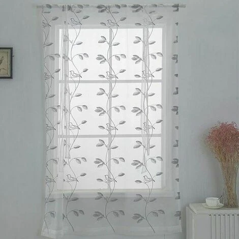 Tenda Corta In Tessuto Ricamato Per Tenda Brise-Bise Romane Velate Cucina Soggiorno Camera Da Letto 7 Tenda Corta In Tessuto Ricamato Per Tenda Brise-Bise Romane Velate Cucina Soggiorno Camera Da Letto - immagine 5