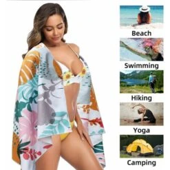 Telo Mare Grande RHAFAYRE150x70cm, Telo Bagno In Microfibra, Coperta Da Spiaggia.Coperta Da Spiaggia Leggera, Asciugamano Da Viaggio Portatile Leggero -Vendite ATMOSPHERA || None || Maxwell & Williams 98755381 4