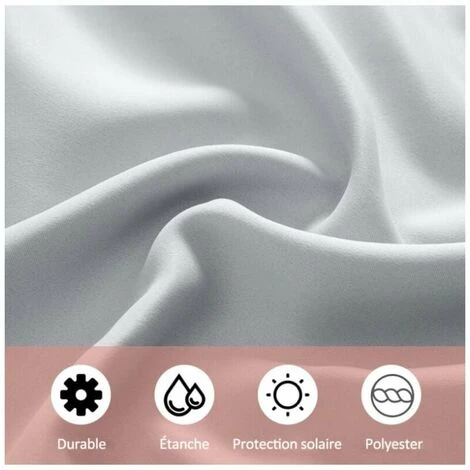 Tenda A Pannello Per Esterni E Interni Protezione Solare Privacy Tende Con Occhielli Per Pergola Portico Gazebo Giardino Prato Corridoio, 132 213 Cm, Bianco 5 Tenda A Pannello Per Esterni E Interni Protezione Solare Privacy Tende Con Occhielli Per Pergola Portico Gazebo Giardino Prato Corridoio, 132 213 Cm, Bianco - immagine 3