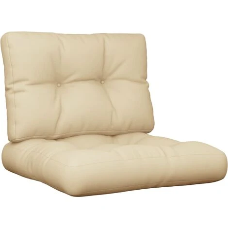 Cuscini Per Pallet 2 Pz Beige In Tessuto 4 Cuscini Per Pallet 2 Pz Beige In Tessuto - immagine 2