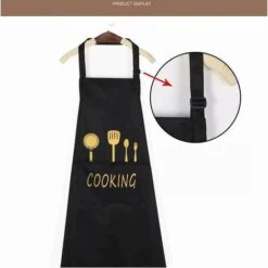 Grembiule Da Cucina Cuoco Unisex Impermeabile Con Tasche Grembiuli Per Cucina Ristorante Lavoro Barbecue Giardinaggio Artigianato Cucina Nero -Vendite ATMOSPHERA || None || Maxwell & Williams 99781351 4