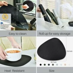 Tovagliette Rotonde In Pelle Per Tavolo Da Pranzo Tappetino Antiscivolo Resistente Al Calore Isolante Lavabile Tovagliette Cucina Tovagliette Cucina Tovagliette Stile Nordico Set Da 2 -Vendite ATMOSPHERA || None || Maxwell & Williams 99781887 4