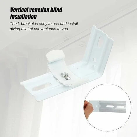 4 Pezzi Staffe Per Tende Verticali Tende A Forma Di L Asta Di Tenda Staffa Di Montaggio Morsetto Telaio Di Estensione Per Ombra (4 Pezzi) 7 4 Pezzi Staffe Per Tende Verticali Tende A Forma Di L Asta Di Tenda Staffa Di Montaggio Morsetto Telaio Di Estensione Per Ombra (4 Pezzi) - immagine 5