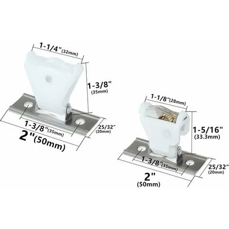 Set Di 4 Meccanismi Di Blocco Del Cavo E Puleggia Folle Del Cavo Girevole In Plastica Bianca E Staffa In Acciaio Inossidabile Per Tende A Pacchetto In Legno Intrecciato E Tende In Bambù 4 Set Di 4 Meccanismi Di Blocco Del Cavo E Puleggia Folle Del Cavo Girevole In Plastica Bianca E Staffa In Acciaio Inossidabile Per Tende A Pacchetto In Legno Intrecciato E Tende In Bambù - immagine 2