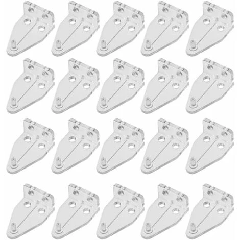 Set Di 20 Pezzi Staffe Morsetto Cieco Sostituzione Supporto Cieco Ganci Oscuranti Inclinabili Tendaggi Ferramenta Per Tende Orizzontali Shades 3 Set Di 20 Pezzi Staffe Morsetto Cieco Sostituzione Supporto Cieco Ganci Oscuranti Inclinabili Tendaggi Ferramenta Per Tende Orizzontali Shades