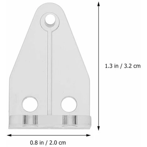 Set Di 20 Pezzi Staffe Morsetto Cieco Sostituzione Supporto Cieco Ganci Oscuranti Inclinabili Tendaggi Ferramenta Per Tende Orizzontali Shades 4 Set Di 20 Pezzi Staffe Morsetto Cieco Sostituzione Supporto Cieco Ganci Oscuranti Inclinabili Tendaggi Ferramenta Per Tende Orizzontali Shades - immagine 2