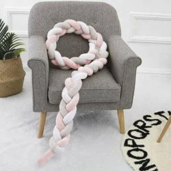Paraurti Per Culla, Paracolpi Per Lettino, Paracolpi Per Lettino A Forma Di Serpente Protezione Del Bordo Per La Tessitura Del Bambino Decorazione Per La Culla (bianco ， Rosa ， Grigio, 100 Cm) -Vendite ATMOSPHERA || None || Maxwell & Williams 99853495 3
